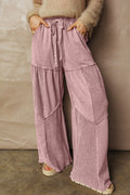 Murphy Leg Patchwork Drawstring Pants