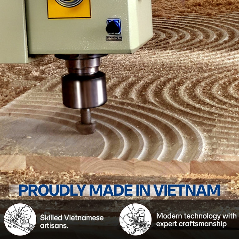 Acacia Harmony Dresser with 6 Drawers for Stylish Storage