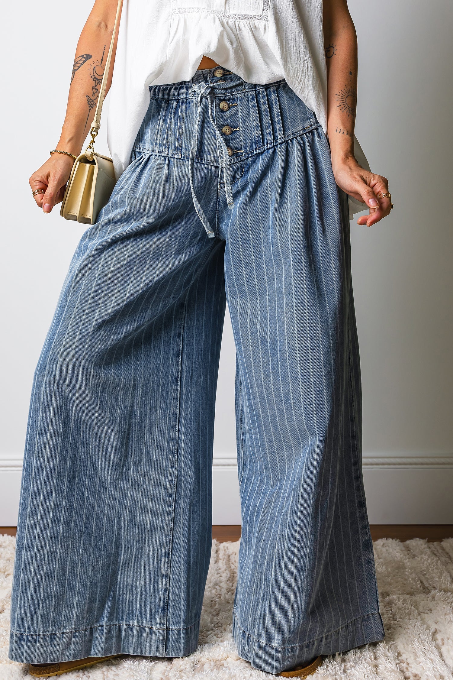 Sutton Casual Wide Leg Jeans