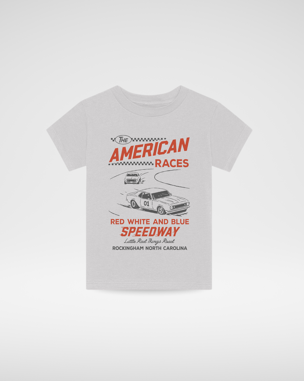 THE ALL AMERICAN RACES TEE - GREY