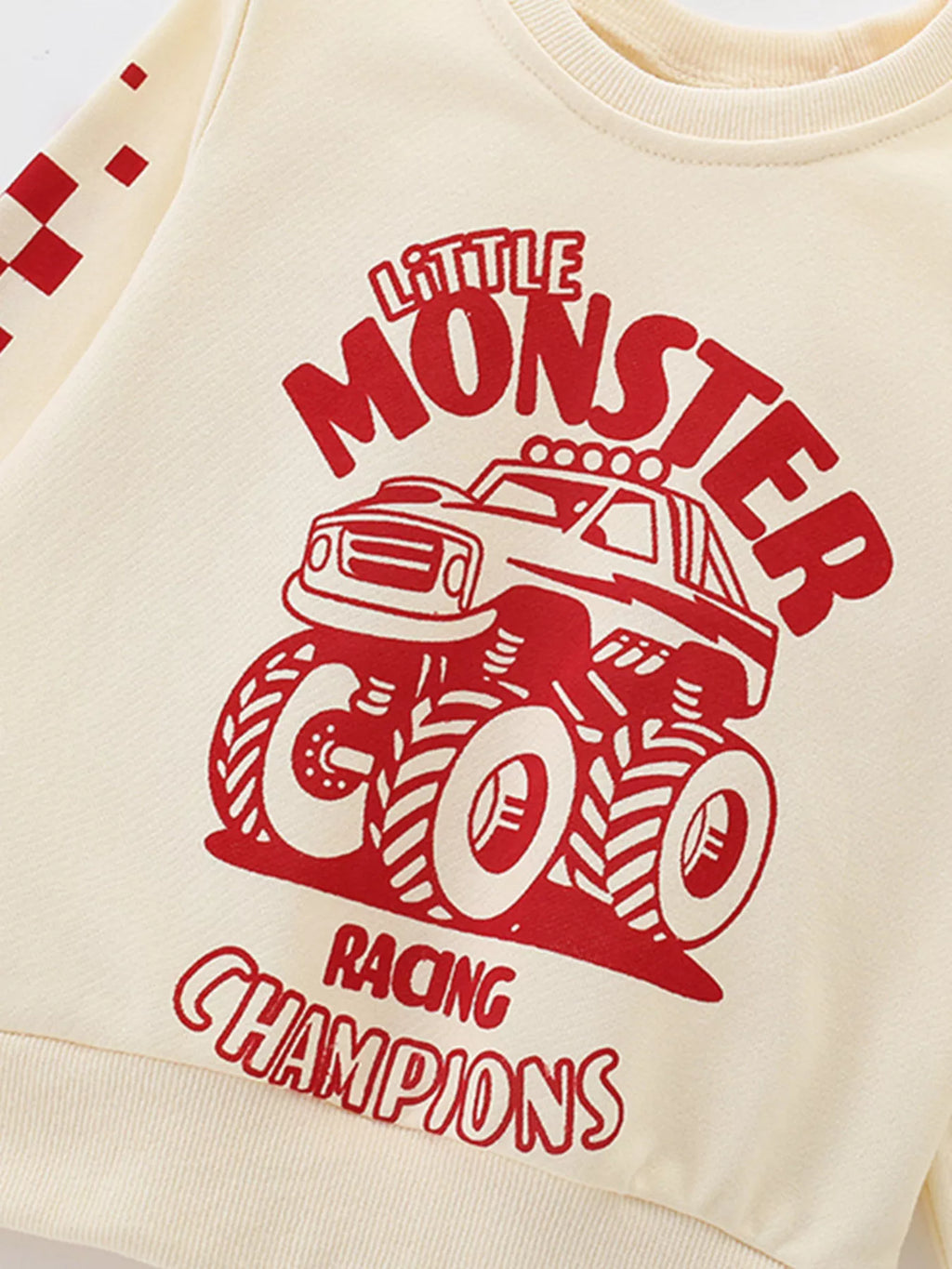 Toddler Boys Graphic Round Neck Sweatshirt