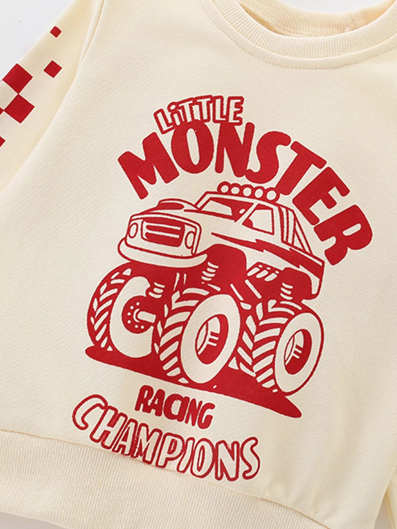 Toddler Boys Graphic Round Neck Sweatshirt