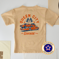 QUEEN CITY GARAGE TEE - VINTAGE CREAM