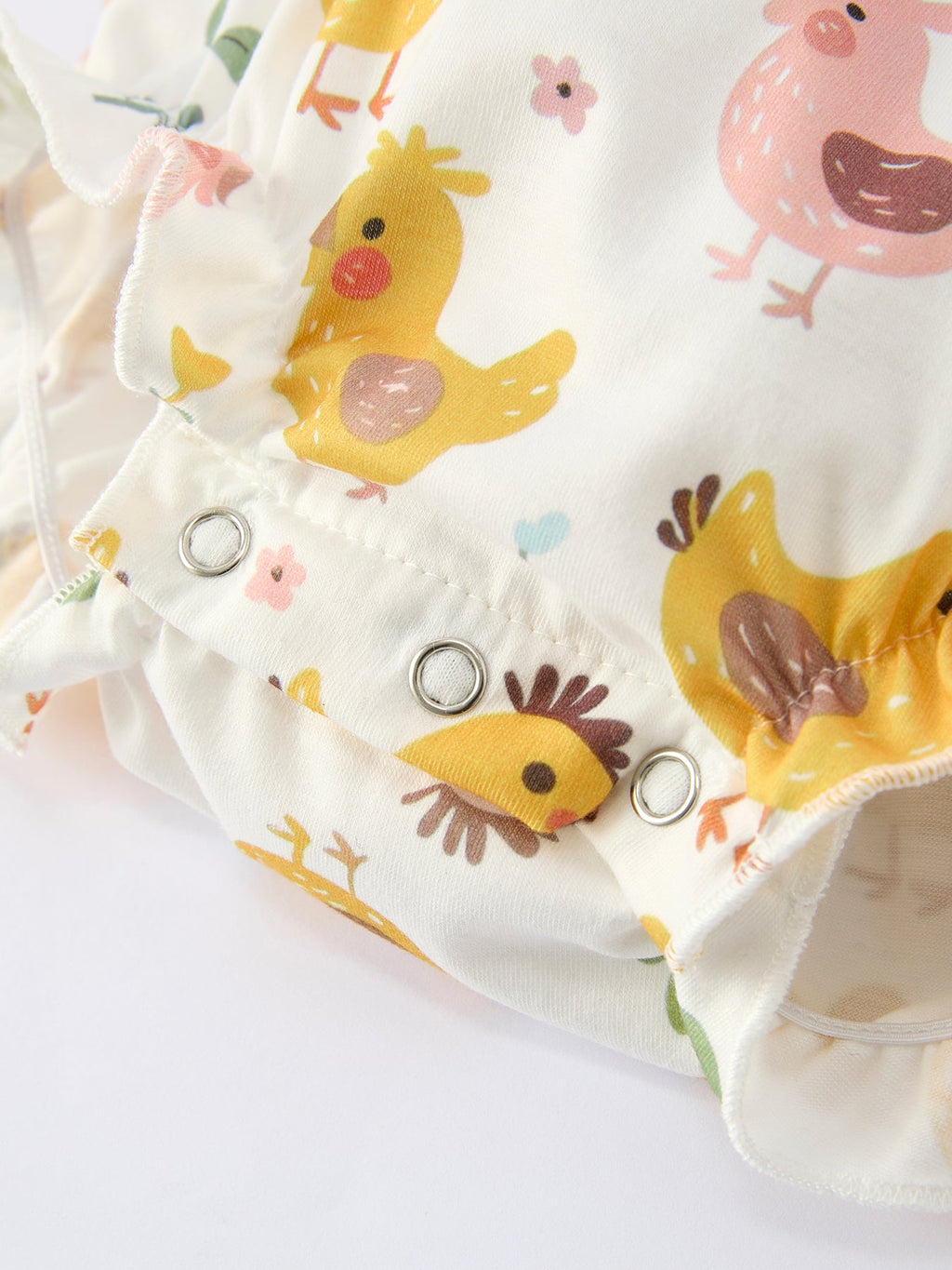 Spring Chick Scallop Short-Sleeve Girl Dress