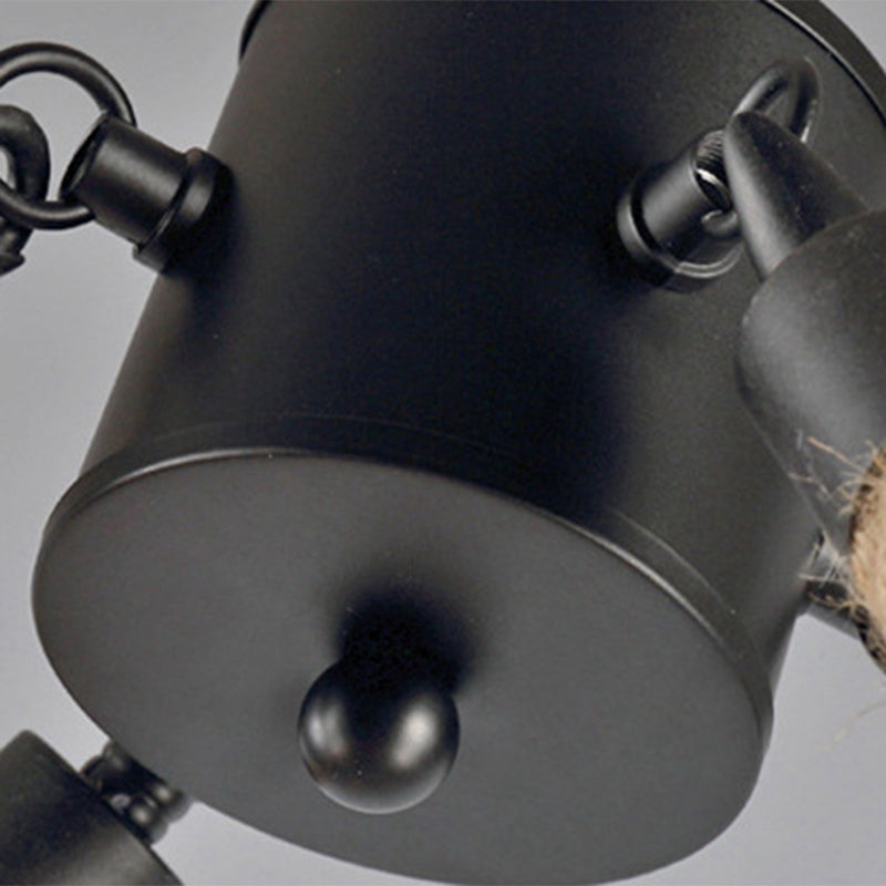 Amelia - Industrial Chandelier with 16 Rectangular Lights (Perfect for Cafes)