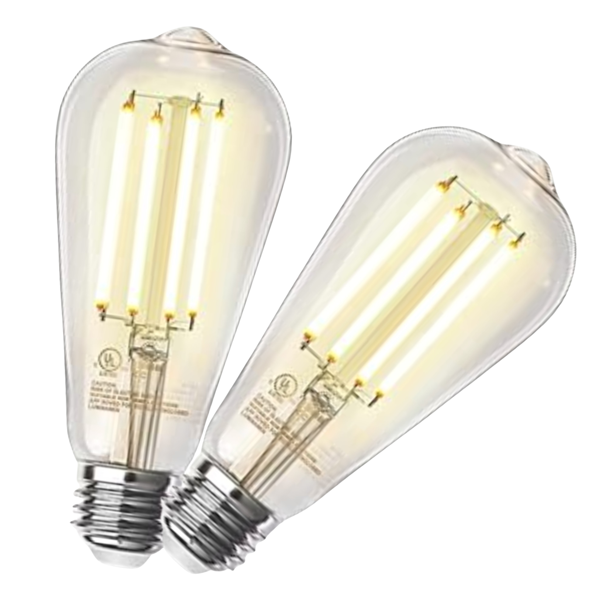 2 Pack - Dimmable Teardrop LED Vintage 60W Eq.