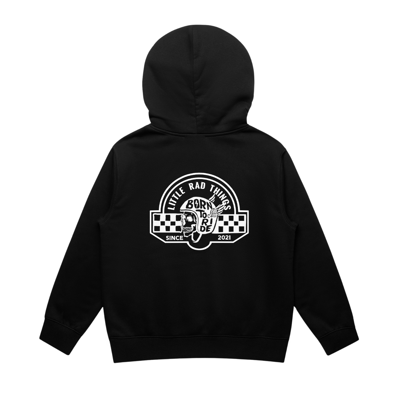 THE TIL DEATH HOODIE - RECYCLED BLACK