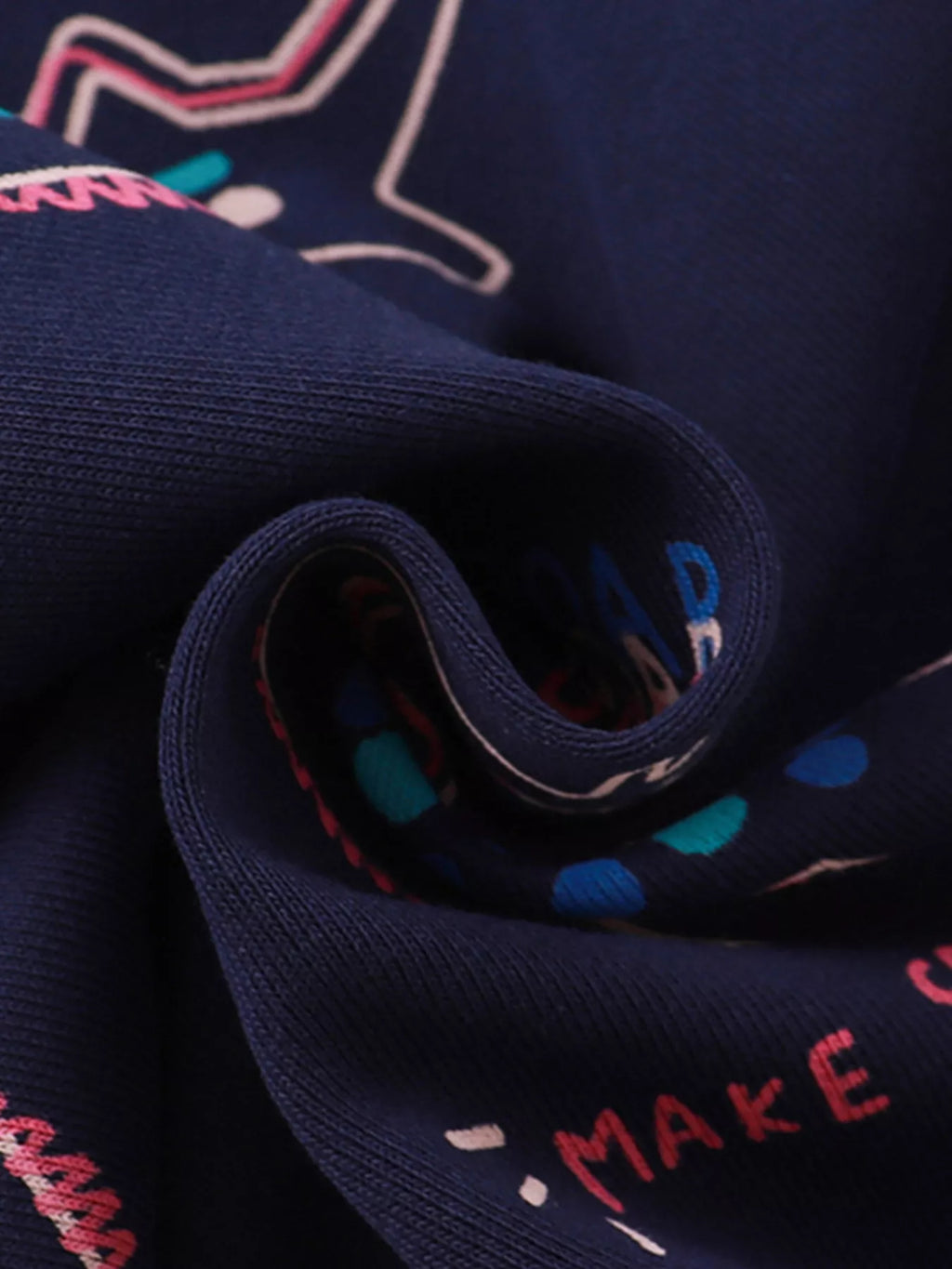 Girls and Toddler Girls Dinosaur Print Ruffle Hem Sweatshirt