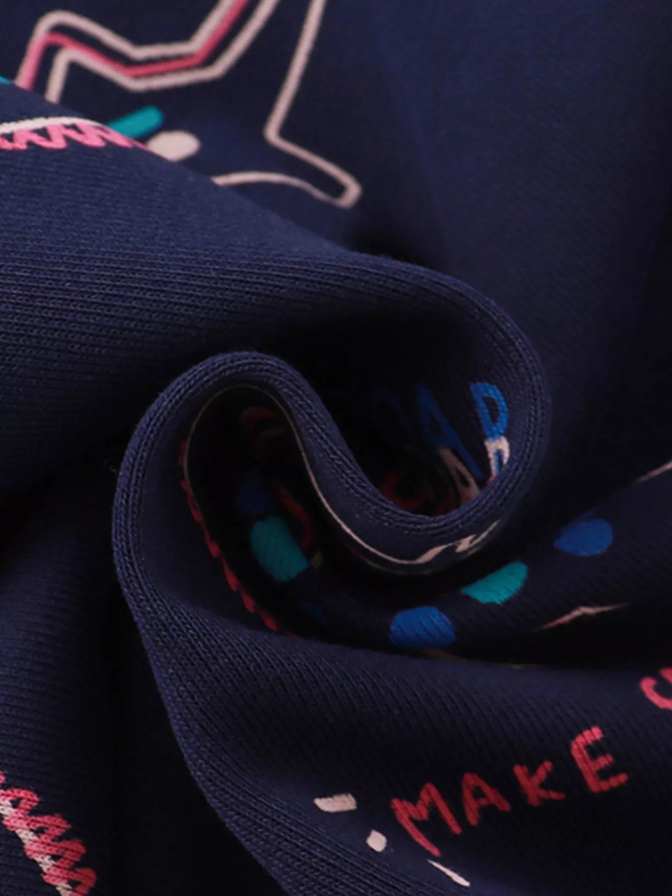 Girls and Toddler Girls Dinosaur Print Ruffle Hem Sweatshirt