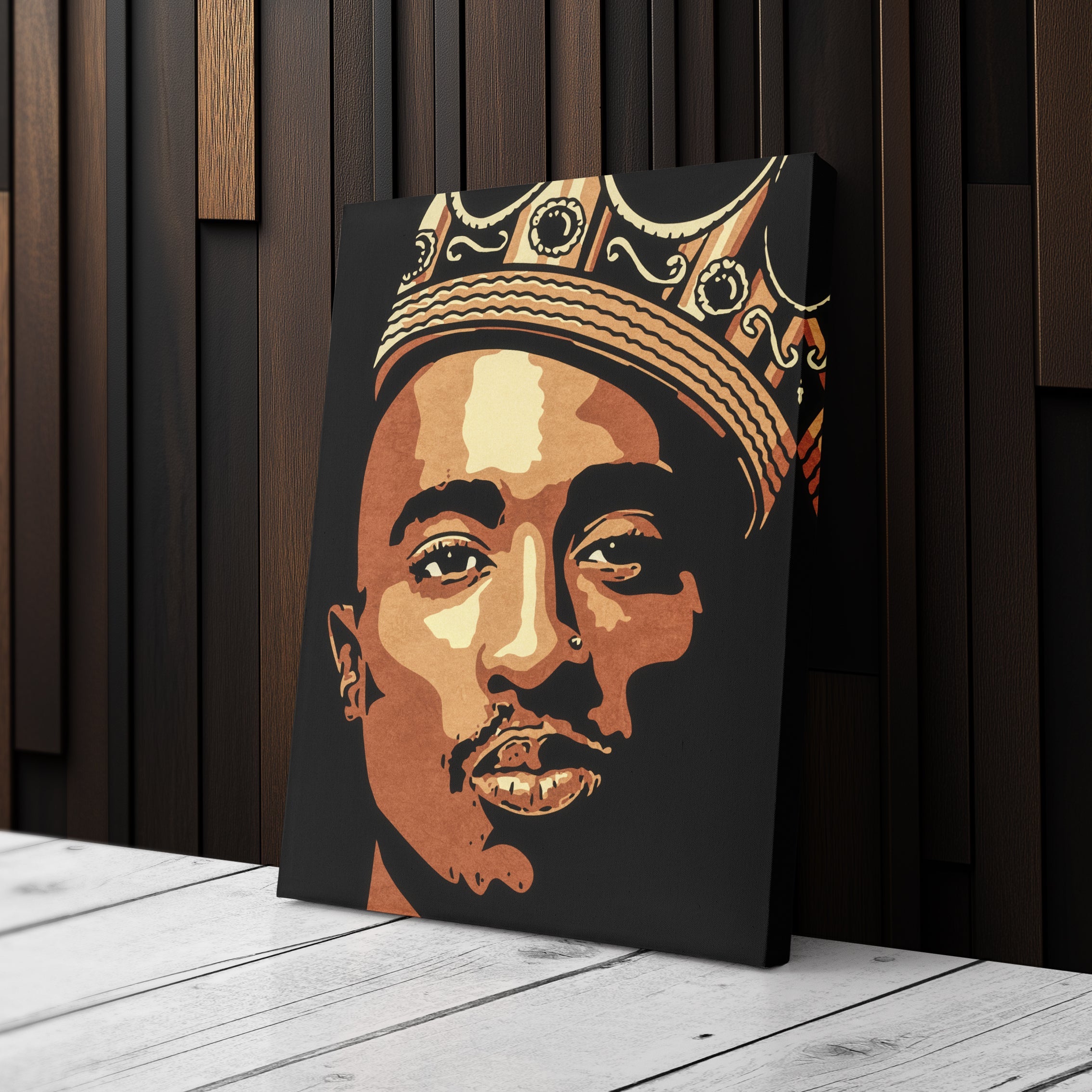 Tupac Canvas – Iconic Rap Wall Art for Music Lovers