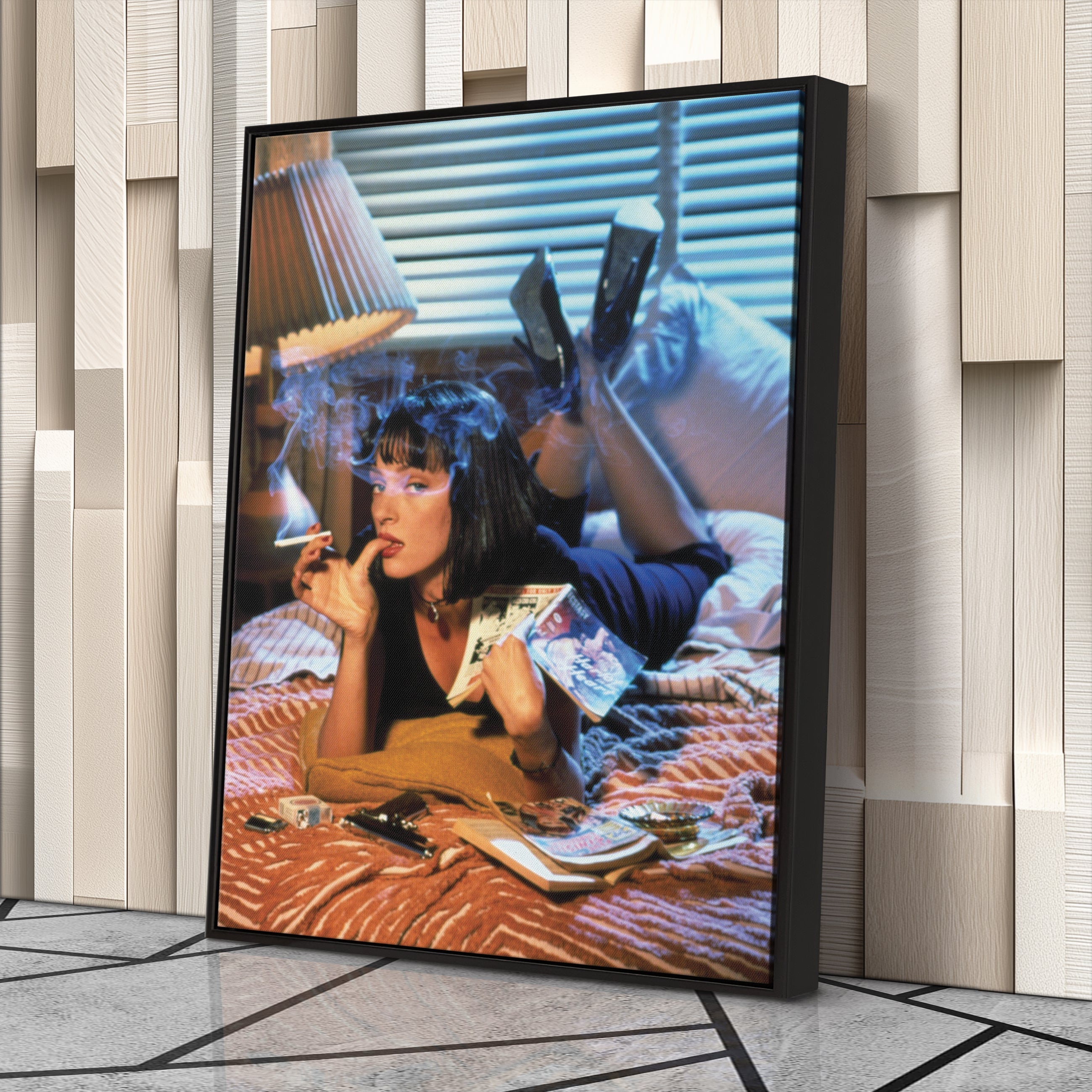 Pulp Fiction Uma Canvas – Cult Classic Wall Art Decor