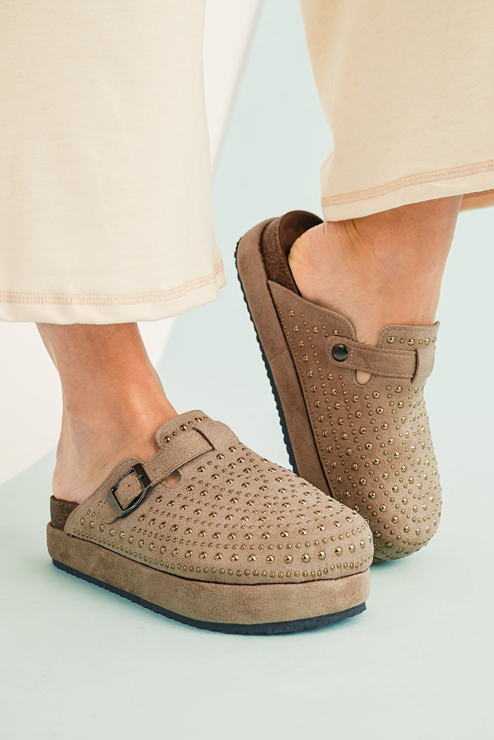 Charli Closed toe Platform Slippers