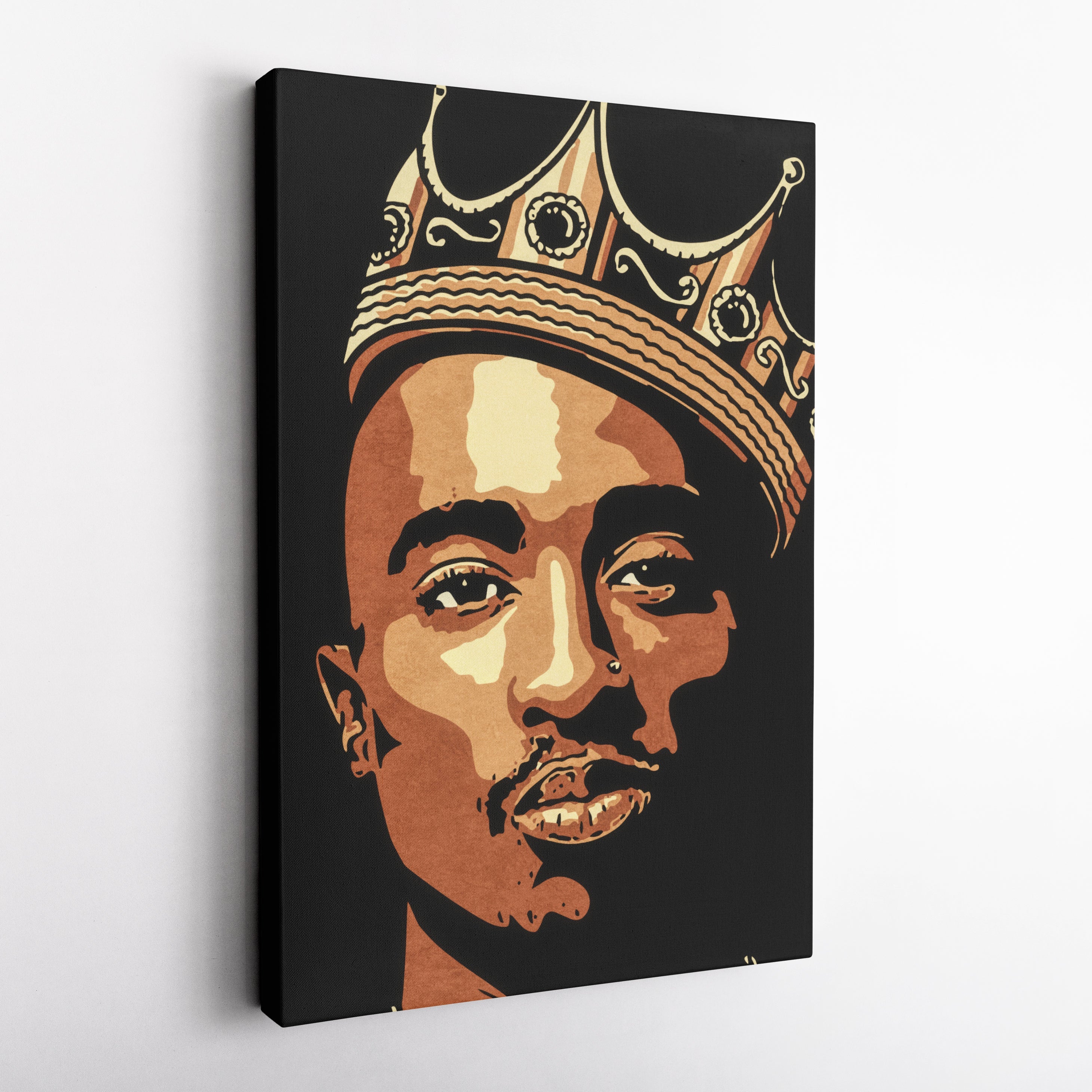 Tupac Canvas – Iconic Rap Wall Art for Music Lovers