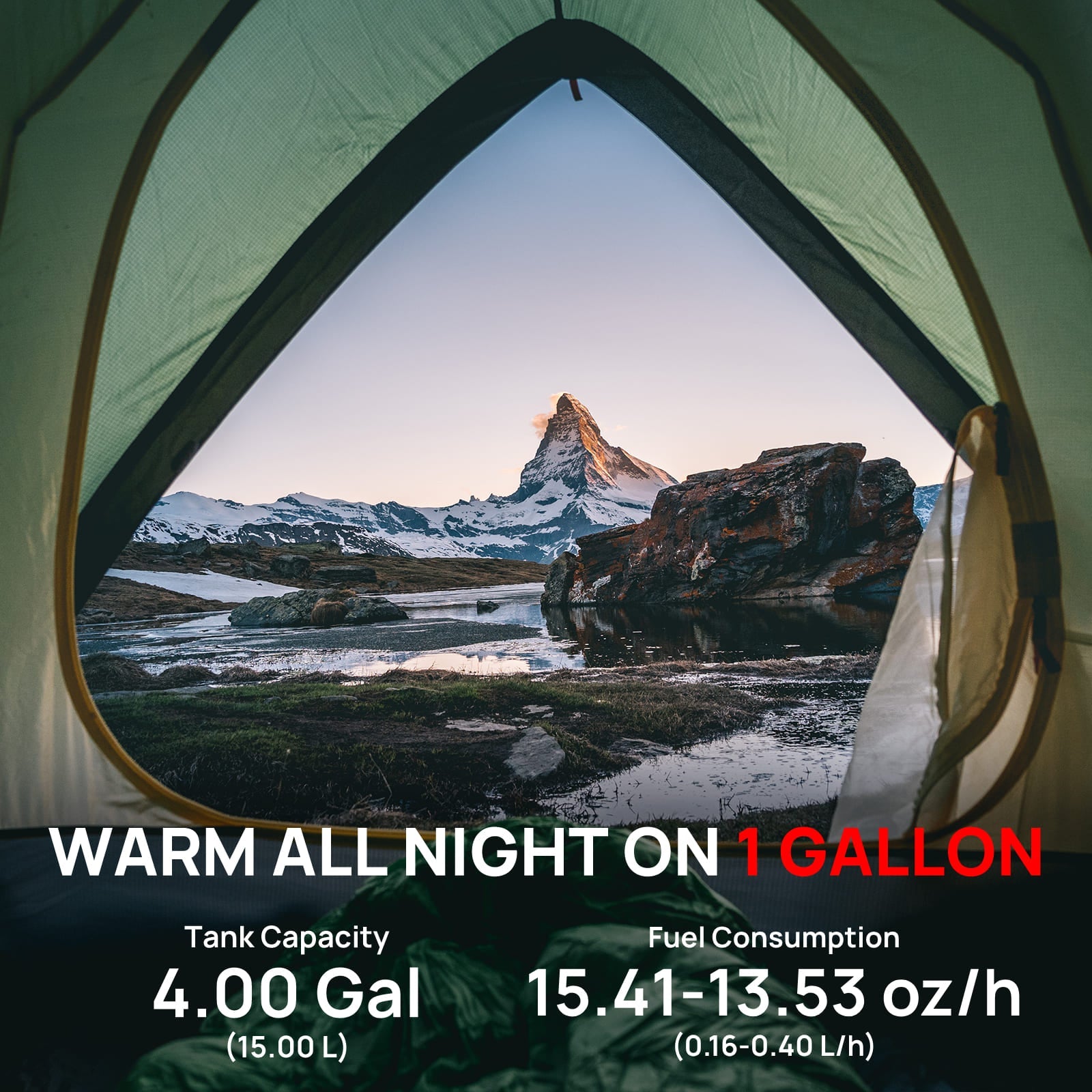 Arcade S8BP Diesel Heater, 9kW Dual Voltage, 4 Gal Large Tank