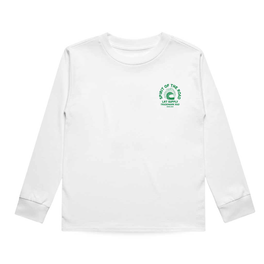 THE SPIRIT RIDER LONG SLEEVE TEE - WHITE