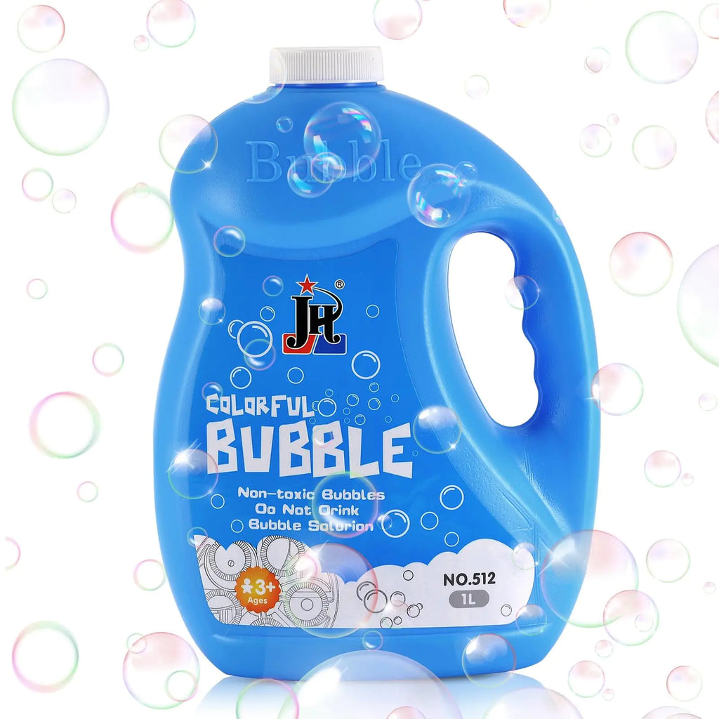 HYH Bubble Concentrated Solution 1 L/ 33.8 OZ Bubble Solution Refill for Bubble Blower MachinesGiant WandsBubble GunBubble Lawn Mower Bubble Concentrated Refill for Bubbles Toys for Kids Toddlers