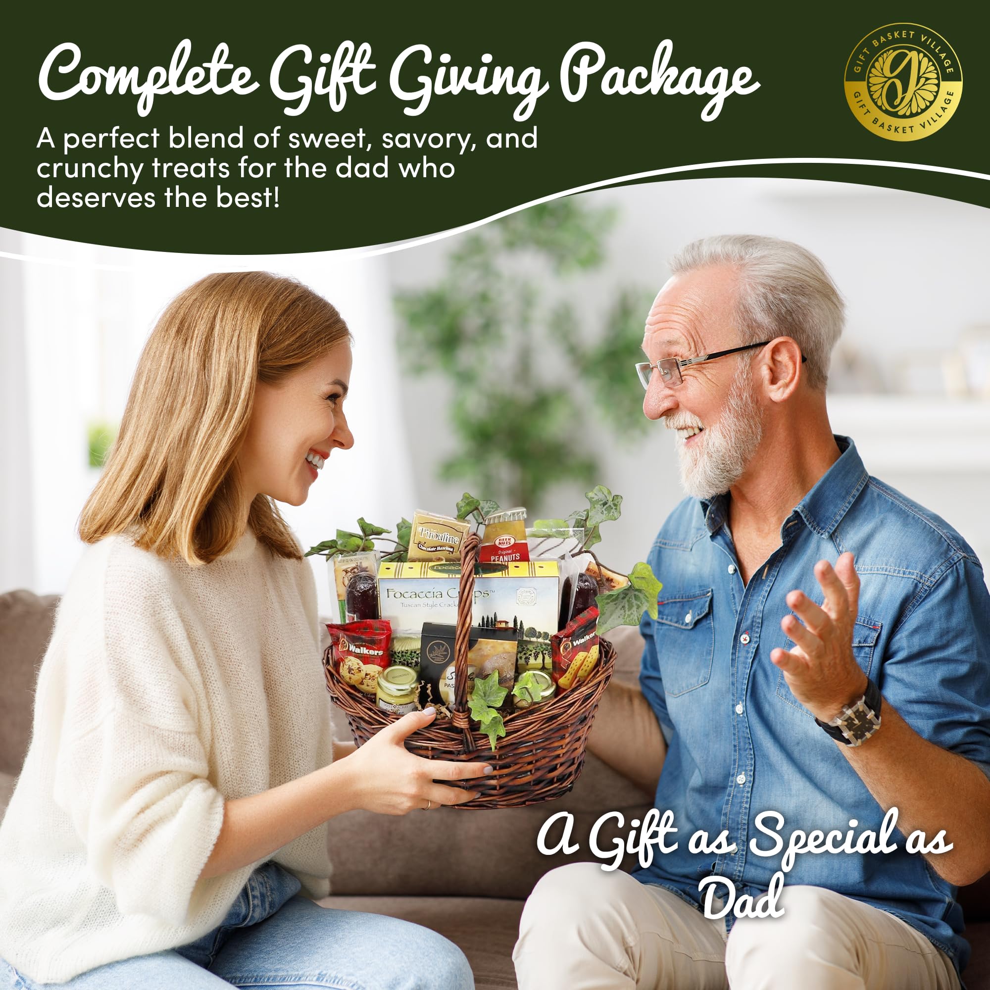 Dad's Gourmet Favorites Snack Basket