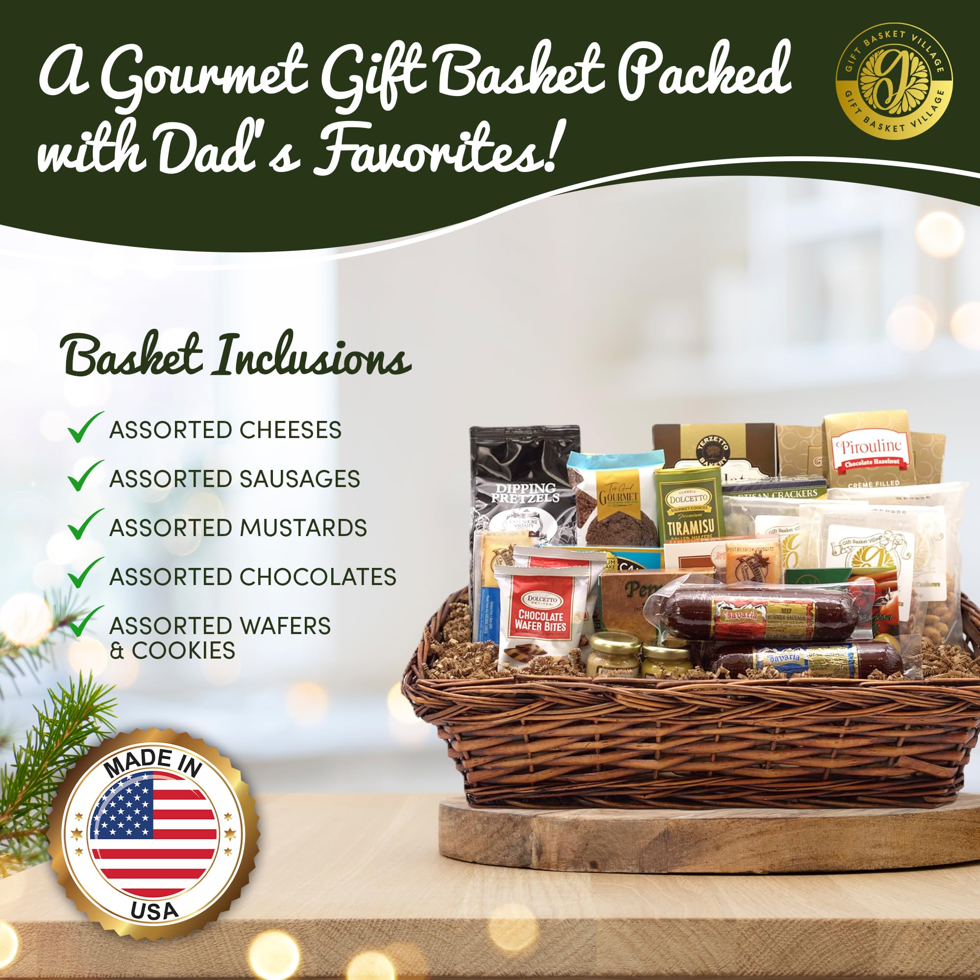 Dad's XL Snack Feast Gift Basket