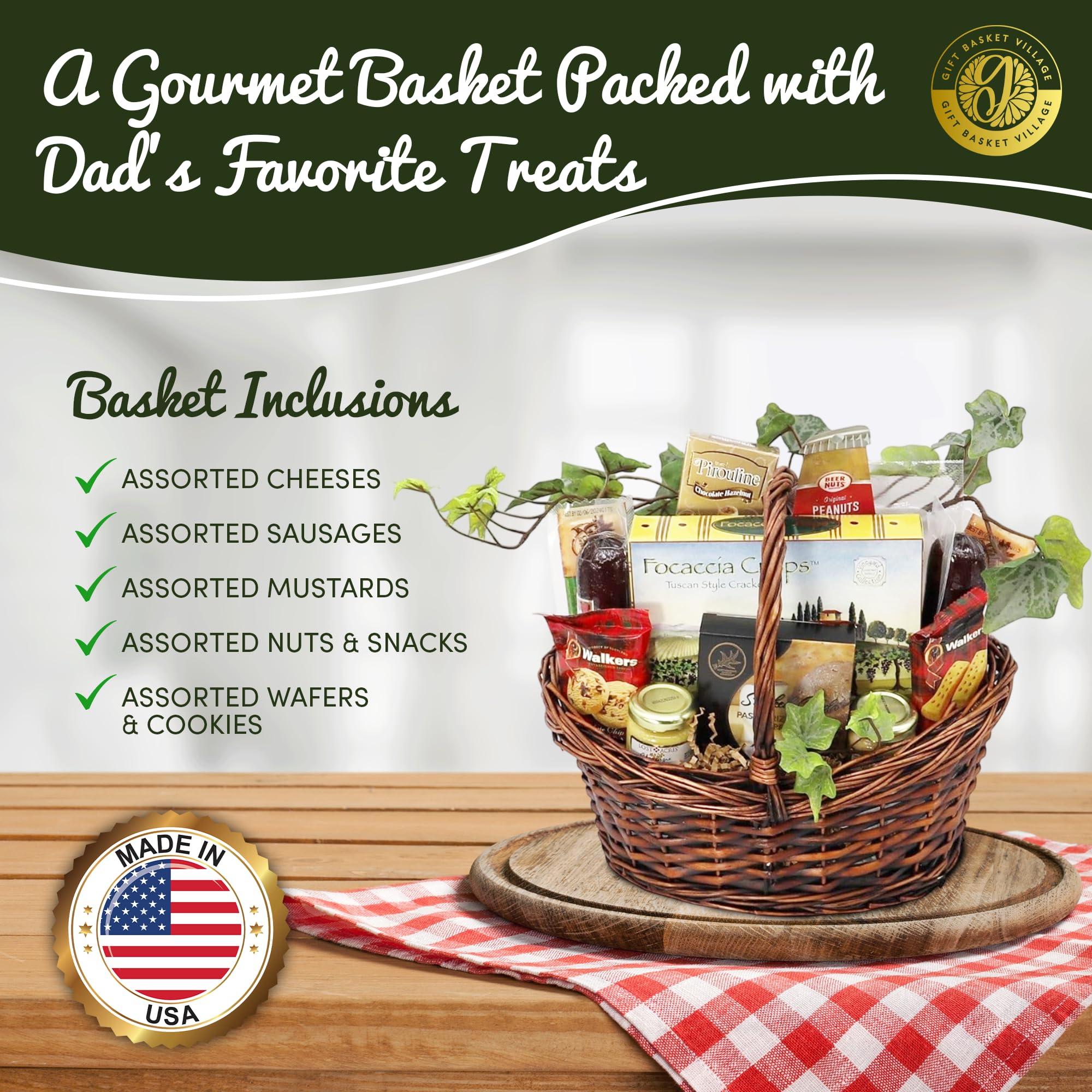 Dad's Gourmet Favorites Snack Basket
