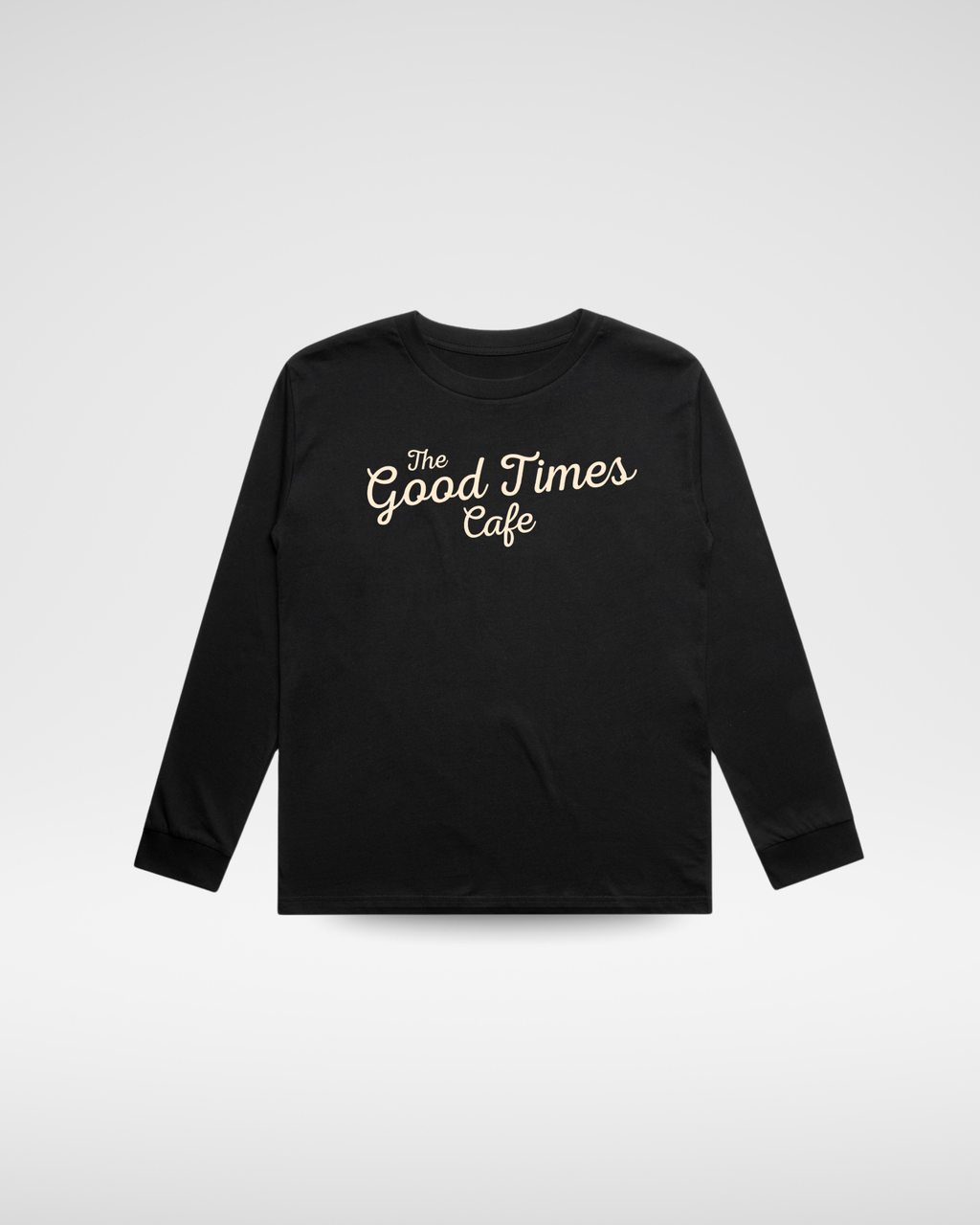 THE GOOD TIMES CAFE LONG SLEEVE - SOLID BLACK