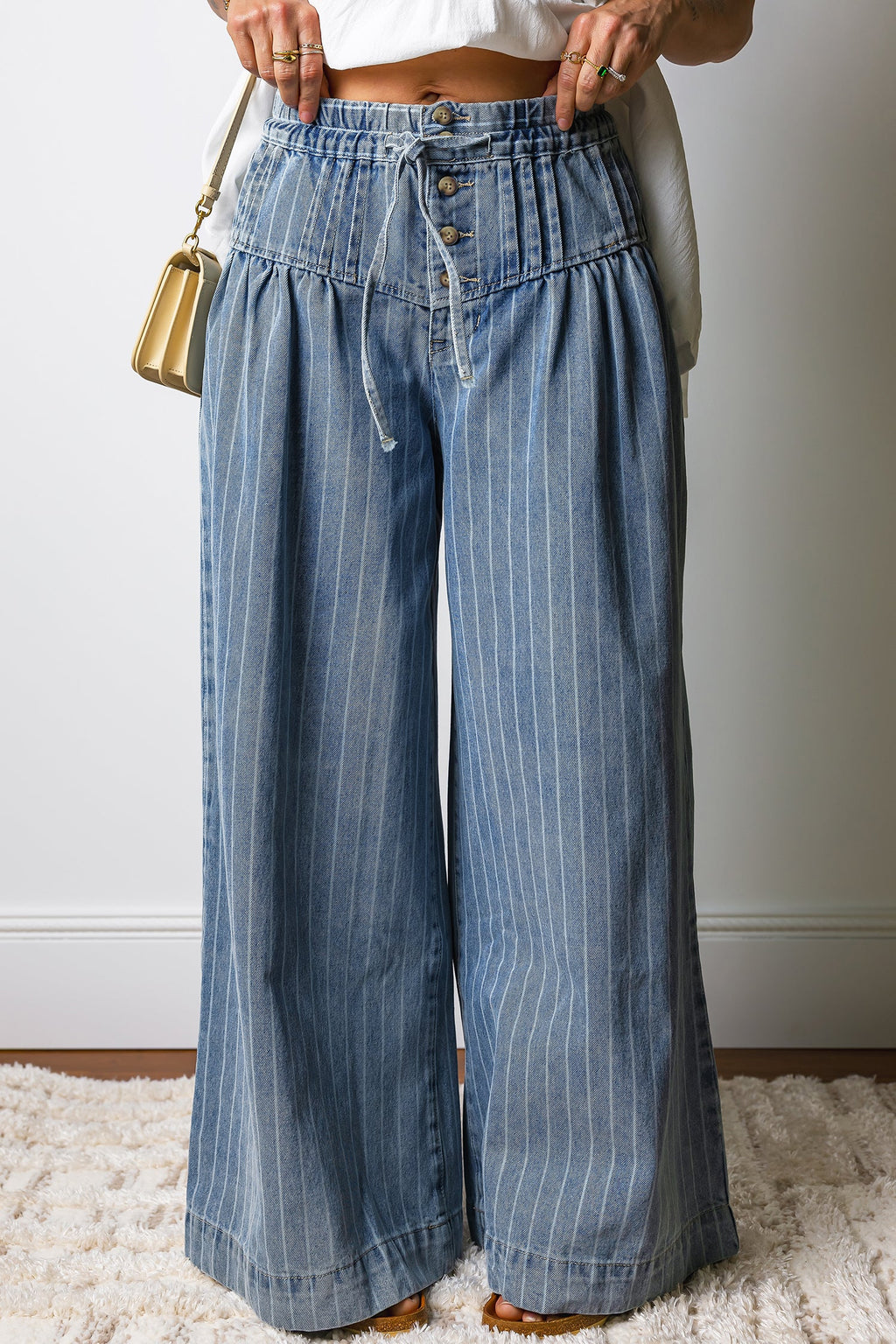 Sutton Casual Wide Leg Jeans
