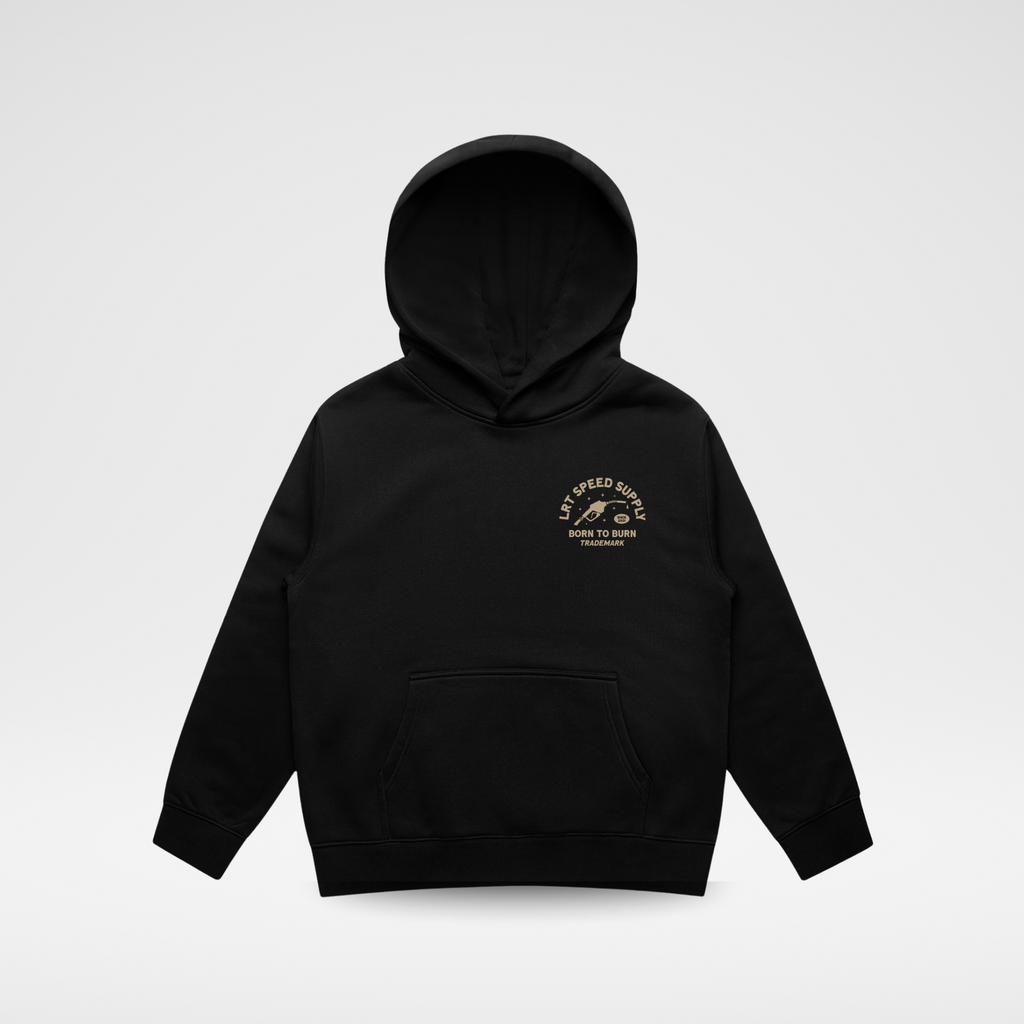 THE SPEED SUPPLY HOODIE - RECYCLED BLACK