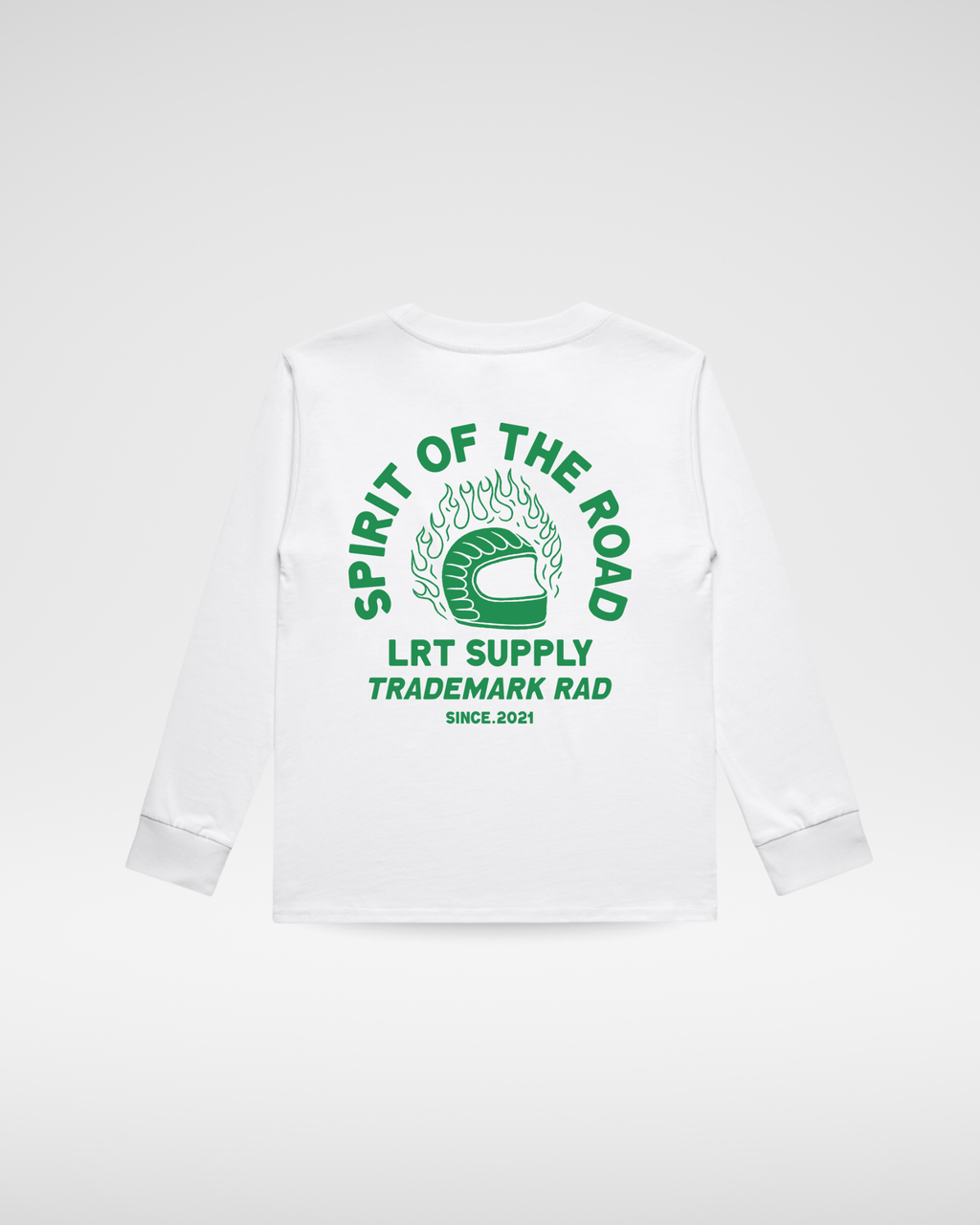 THE SPIRIT RIDER LONG SLEEVE TEE - WHITE