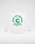 THE SPIRIT RIDER LONG SLEEVE TEE - WHITE