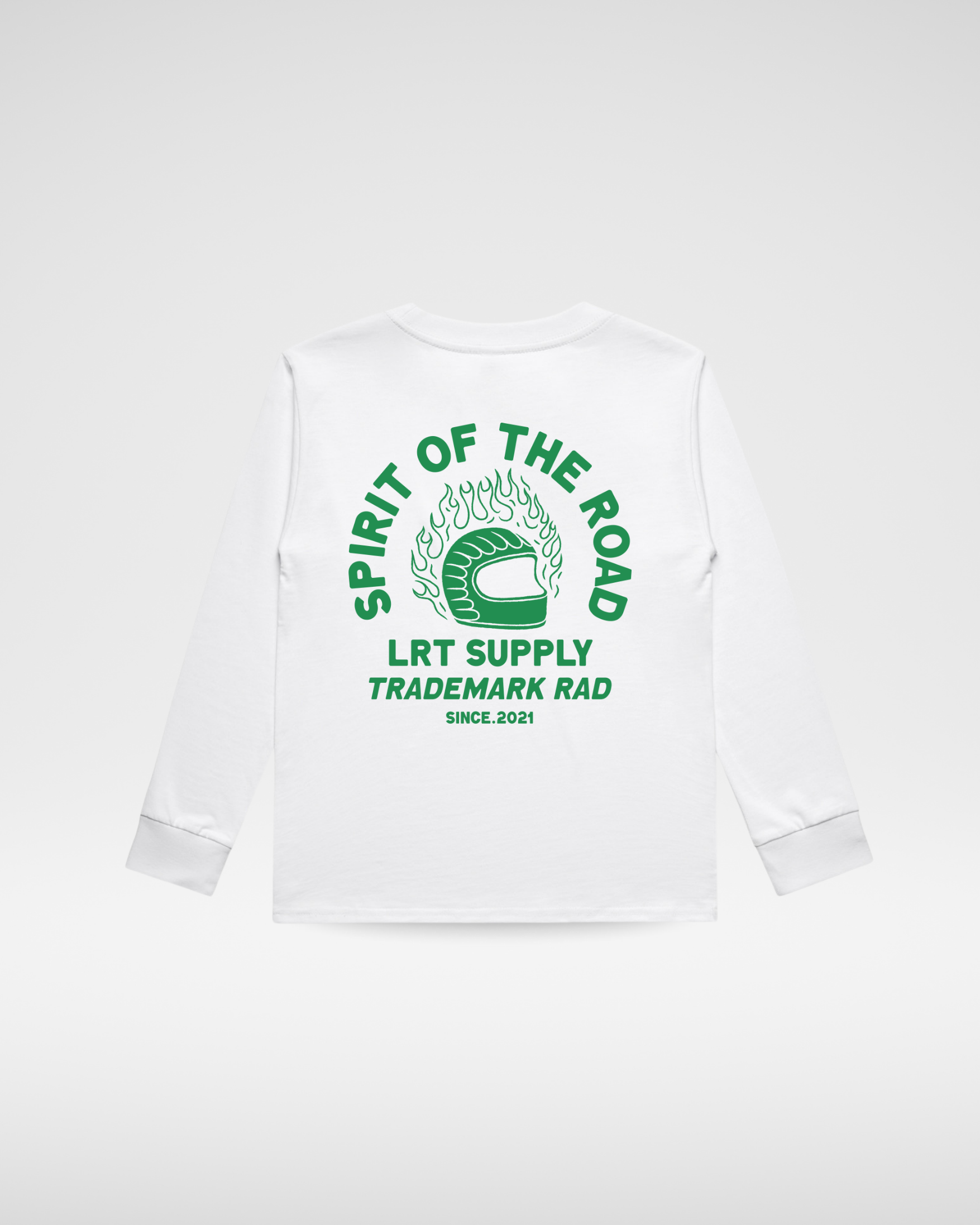 THE SPIRIT RIDER LONG SLEEVE TEE - WHITE