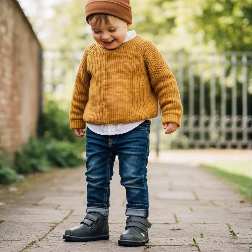 Kids’ Barefoot Sneakers | Comfortable Toddler Shoes | Forest Green