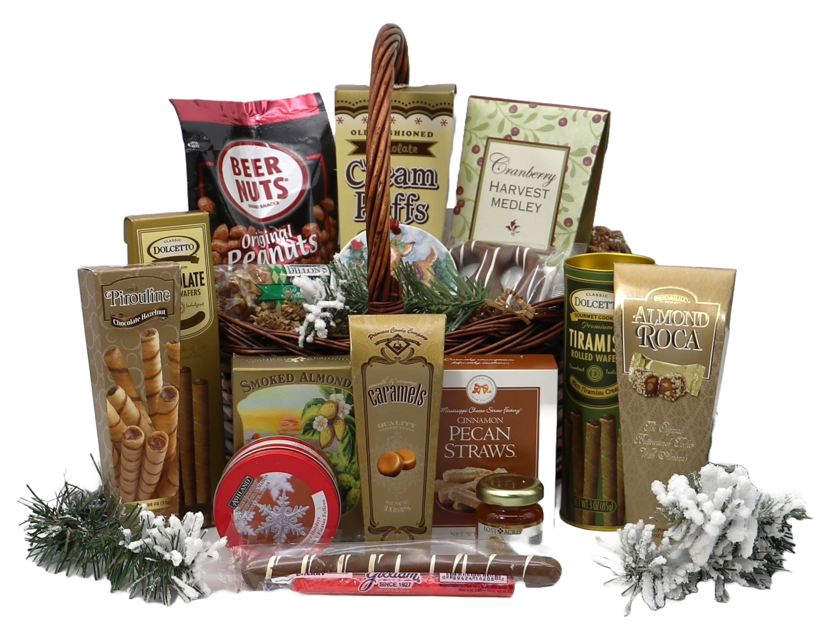 A Bountiful Holiday Harvest Gift Basket