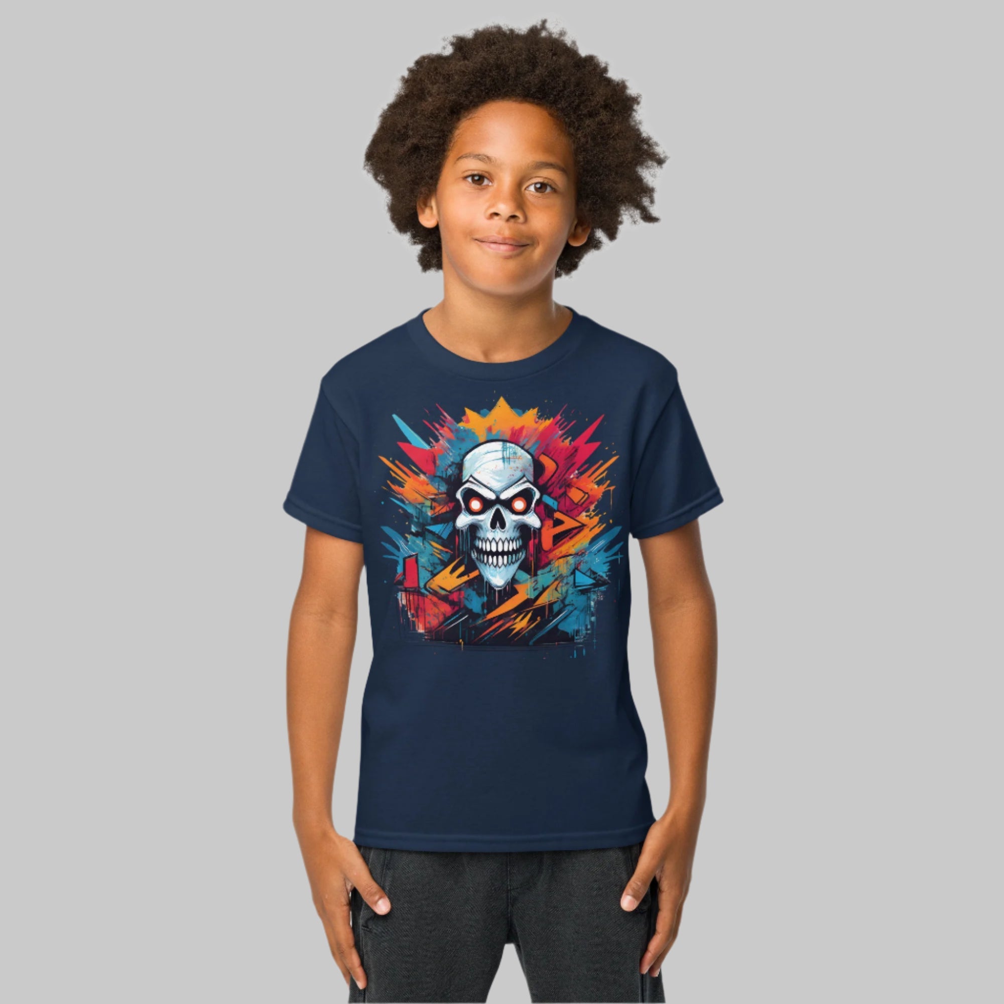 Boys' Grinning Skull Tee