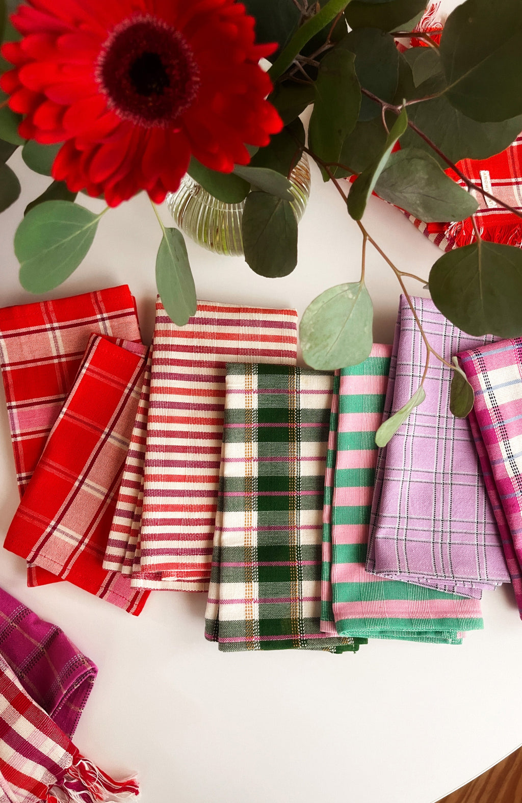 Elina Striped Dinner Napkin Set