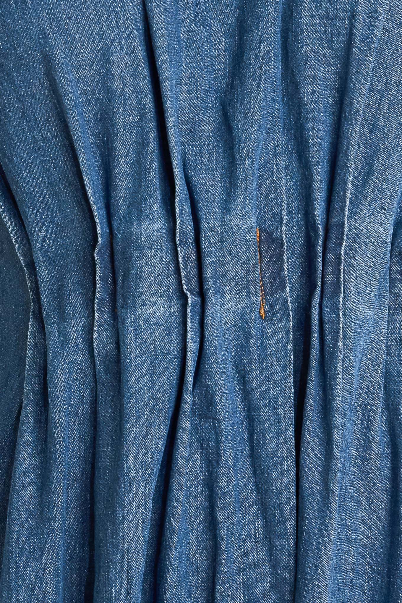 MODERN WORK DENIM MIDI DRESS