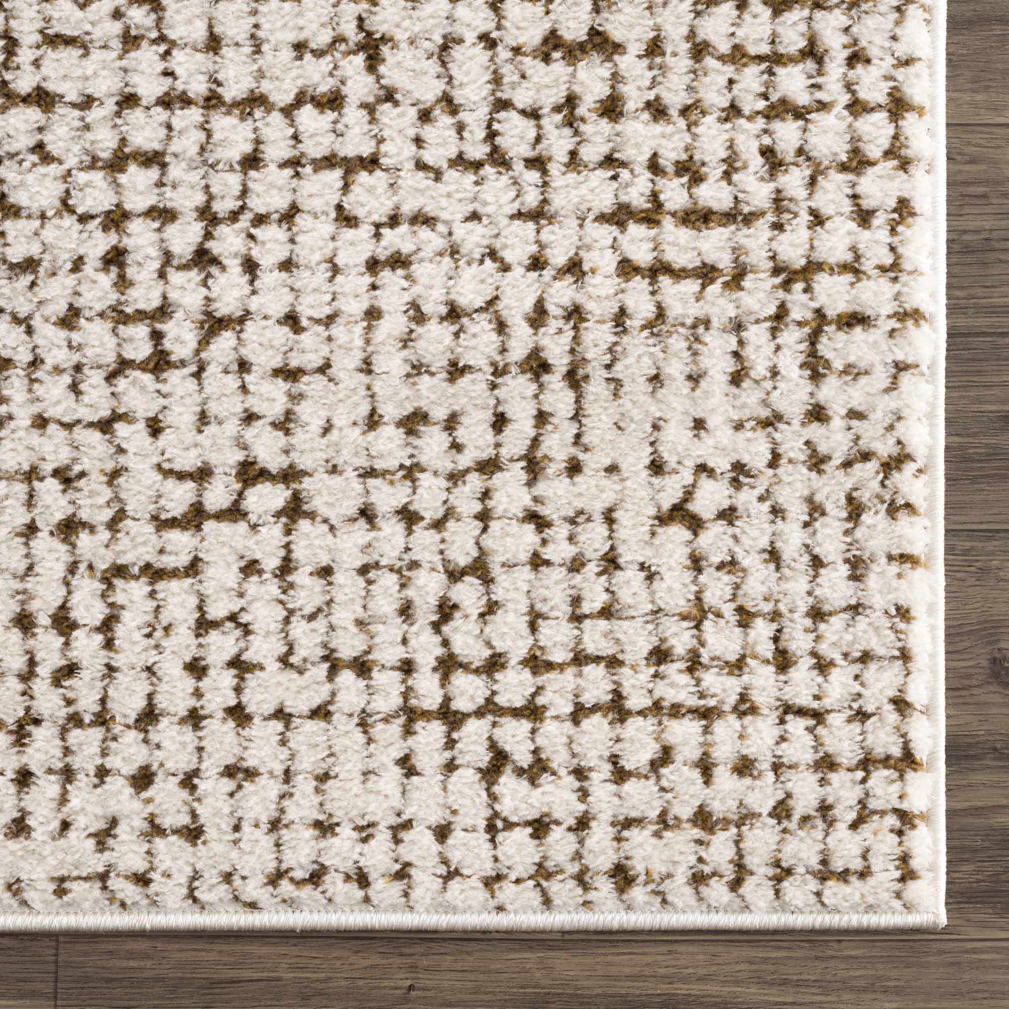 Keita Cream & Brown Area Rug