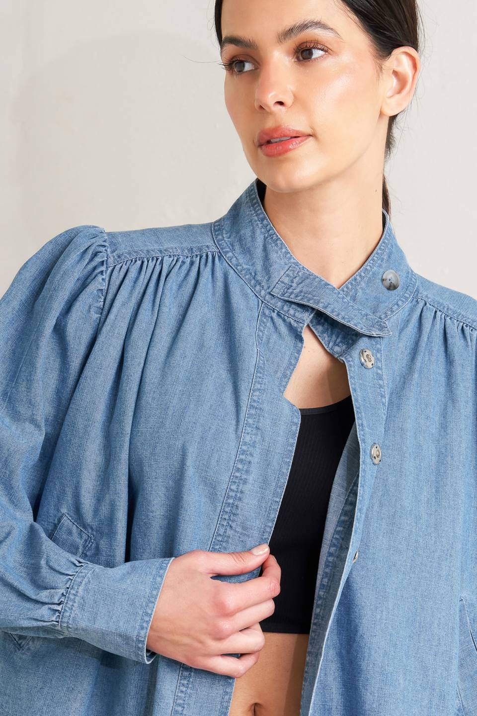 SOFT SIGNAL LIGHT INDIGO DENIM JACKET