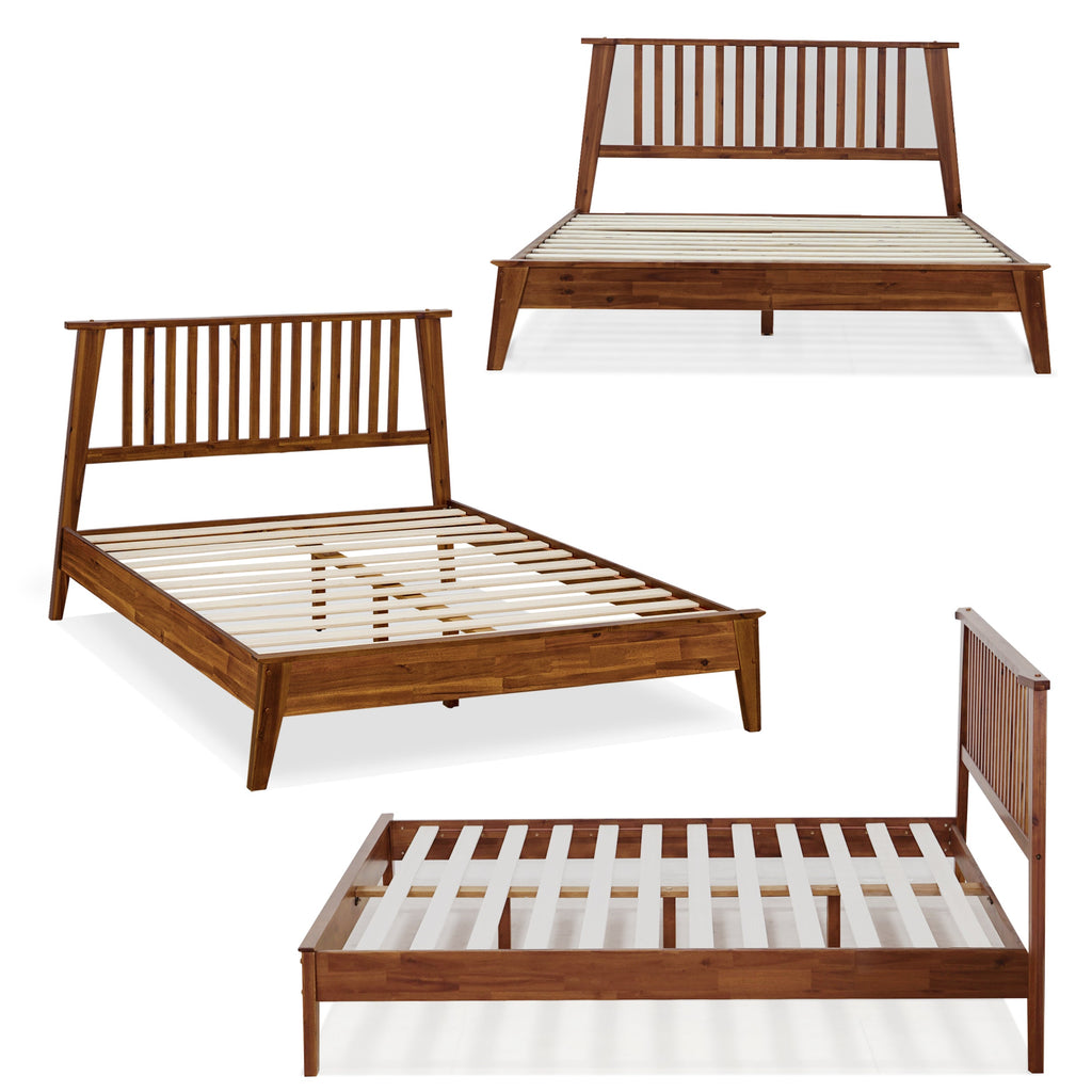 Acacia Kaylin Solid Wood Bed Frame for Durable Style and Comfort