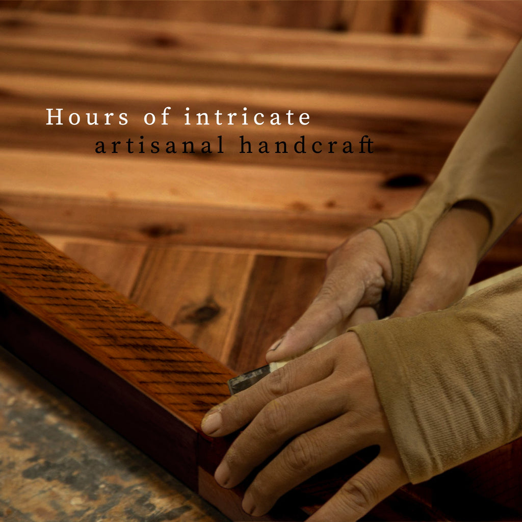 Acacia Sierra Deluxe Solid Wood Bed Frame