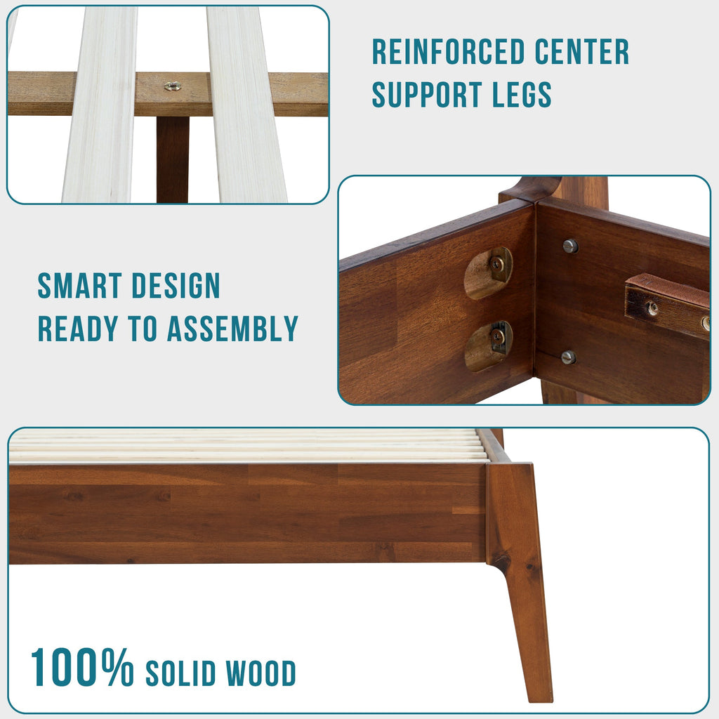 Acacia Callisto Deluxe Solid Wood Bed Frame for Superior Comfort and Style
