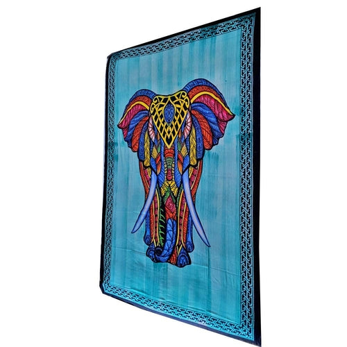 Indian Bohemian Elephant Tapestry Wall Hanging Decor