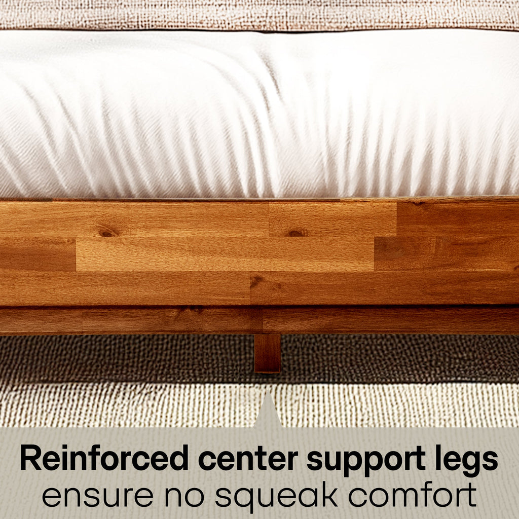 Acacia Solid Wood Bed Frame - Aurora Style for a Stylish Bedroom