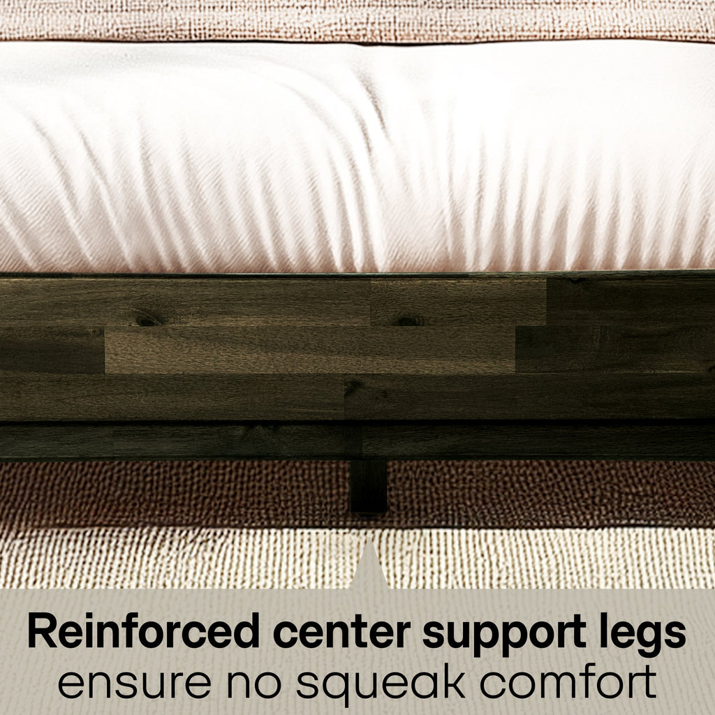 Acacia Solid Wood Bed Frame - Aurora Style for a Stylish Bedroom