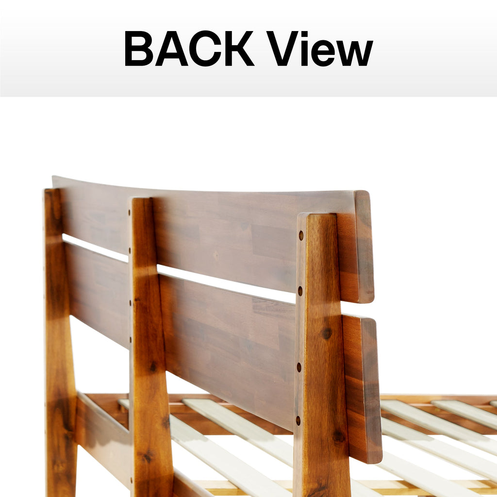 Acacia Solid Wood Bed Frame - Aurora Style for a Stylish Bedroom