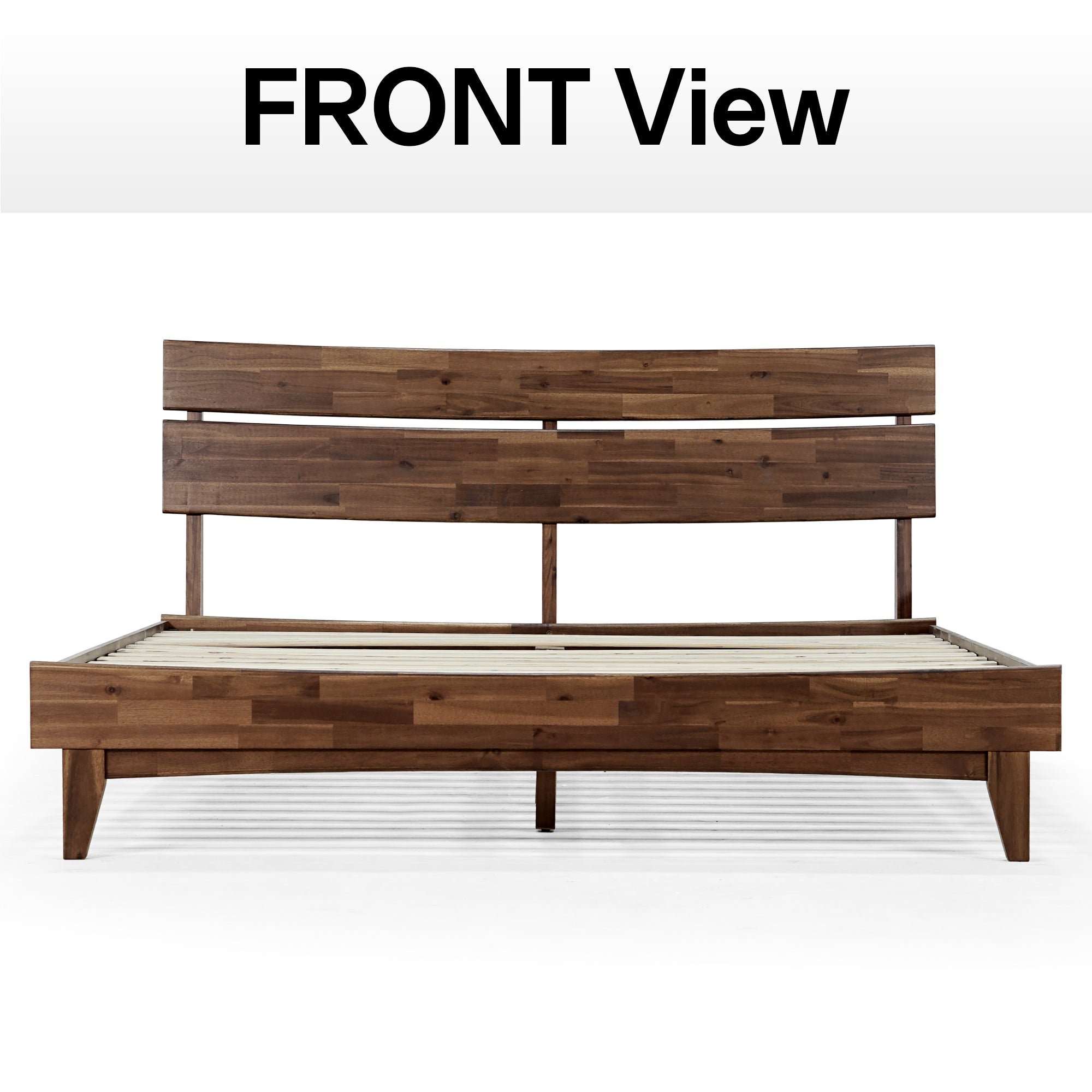 Acacia Solid Wood Bed Frame - Aurora Style for a Stylish Bedroom