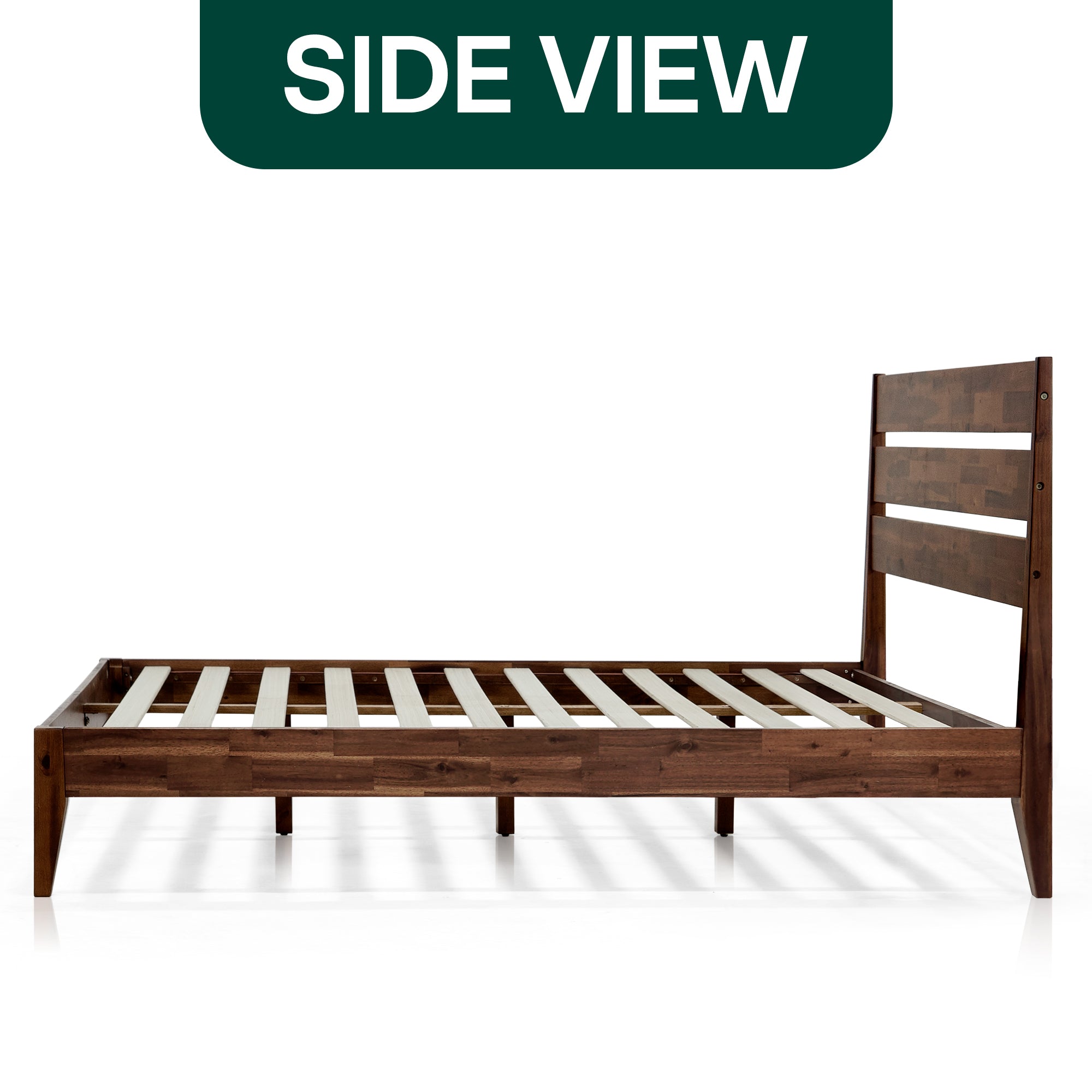 Acacia Emery Solid Wood Bed Frame - Stylish and Durable Acacia Wood Design for Your Bedroom