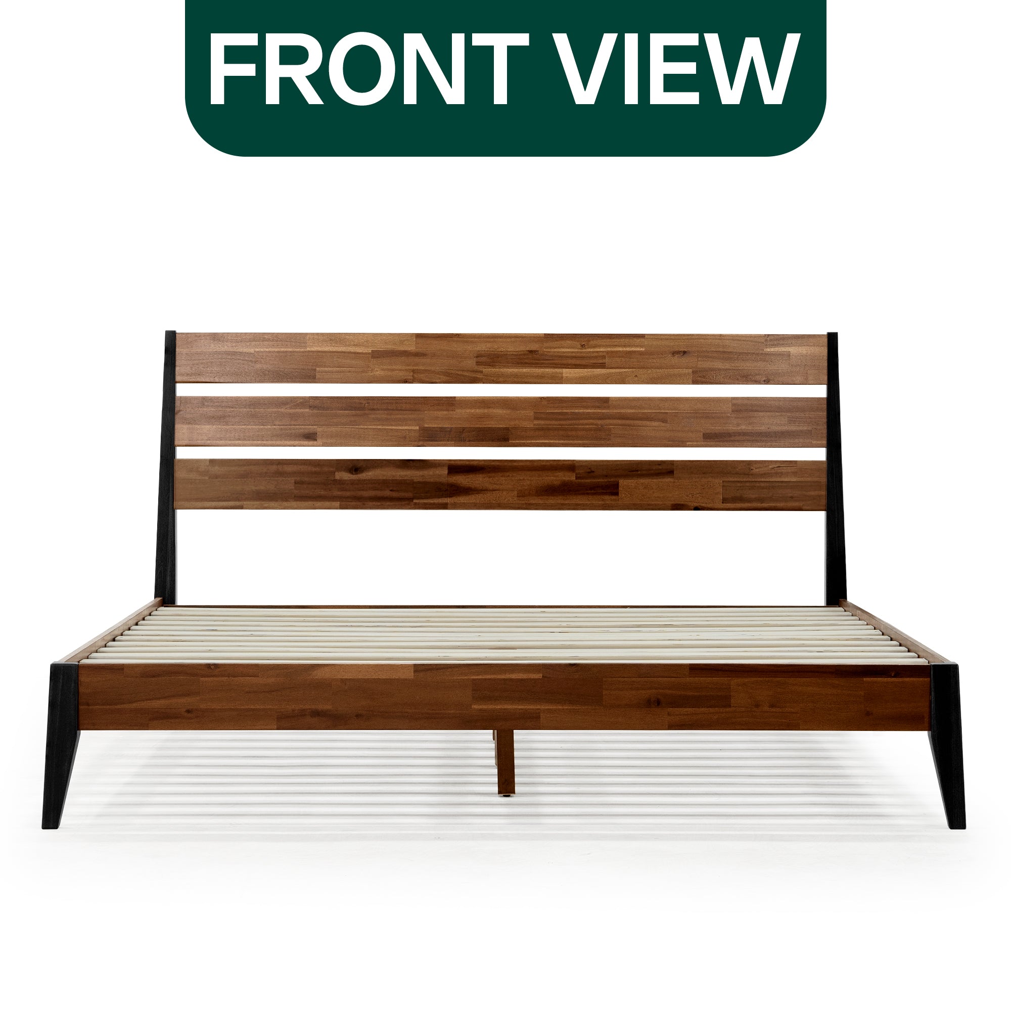 Acacia Emery Solid Wood Bed Frame - Stylish and Durable Acacia Wood Design for Your Bedroom