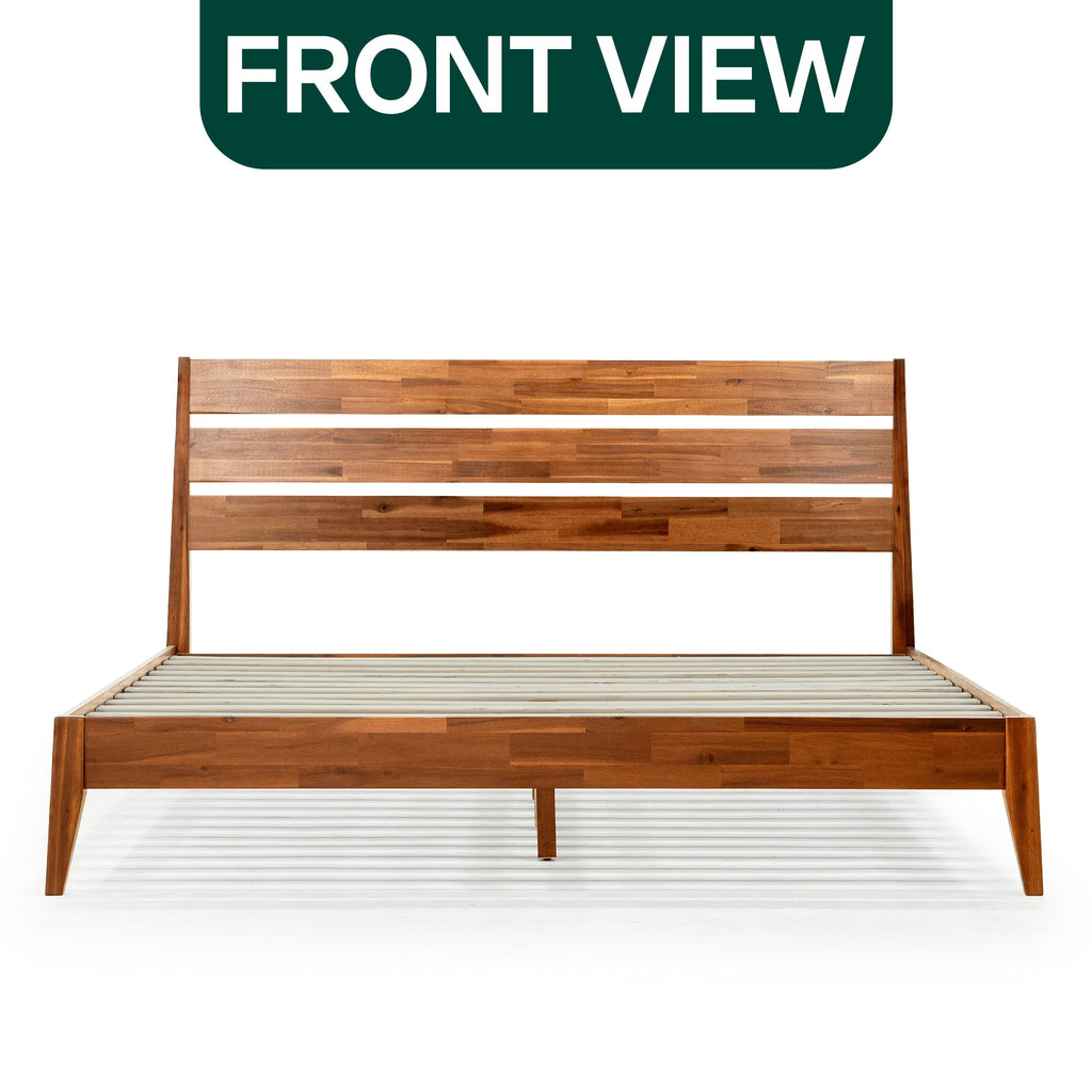 Acacia Emery Solid Wood Bed Frame - Stylish and Durable Acacia Wood Design for Your Bedroom