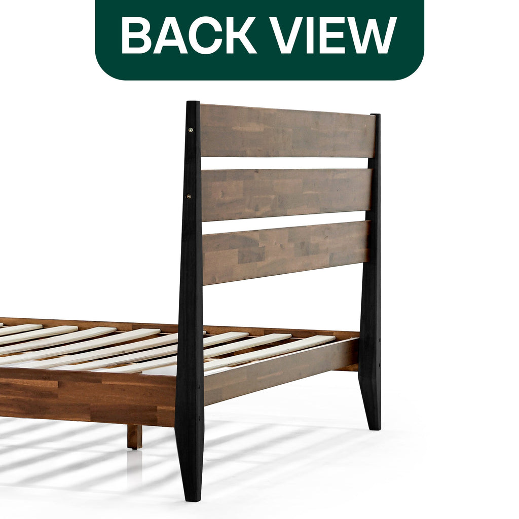 Acacia Emery Solid Wood Bed Frame - Stylish and Durable Acacia Wood Design for Your Bedroom
