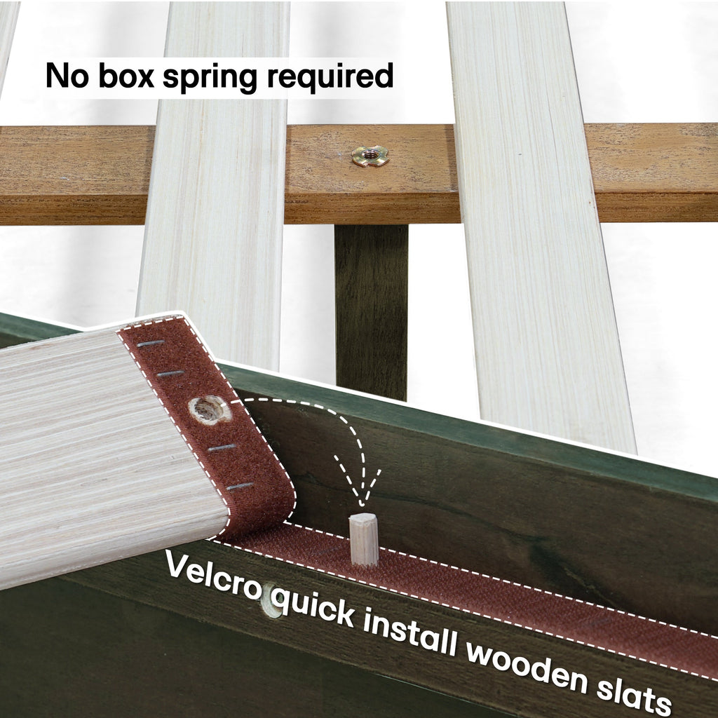 Acacia Solid Wood Bed Frame - Aurora Style for a Stylish Bedroom