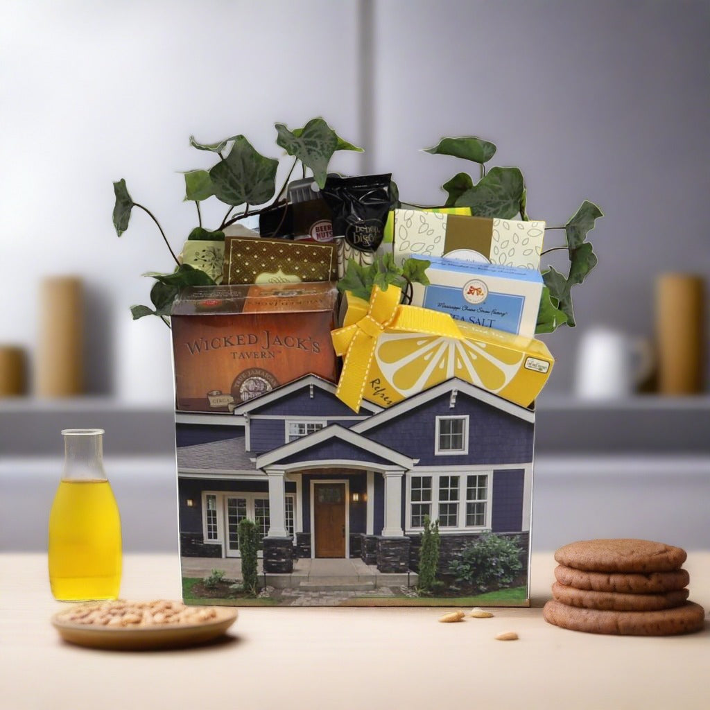 Happy Moving Day Gift Basket